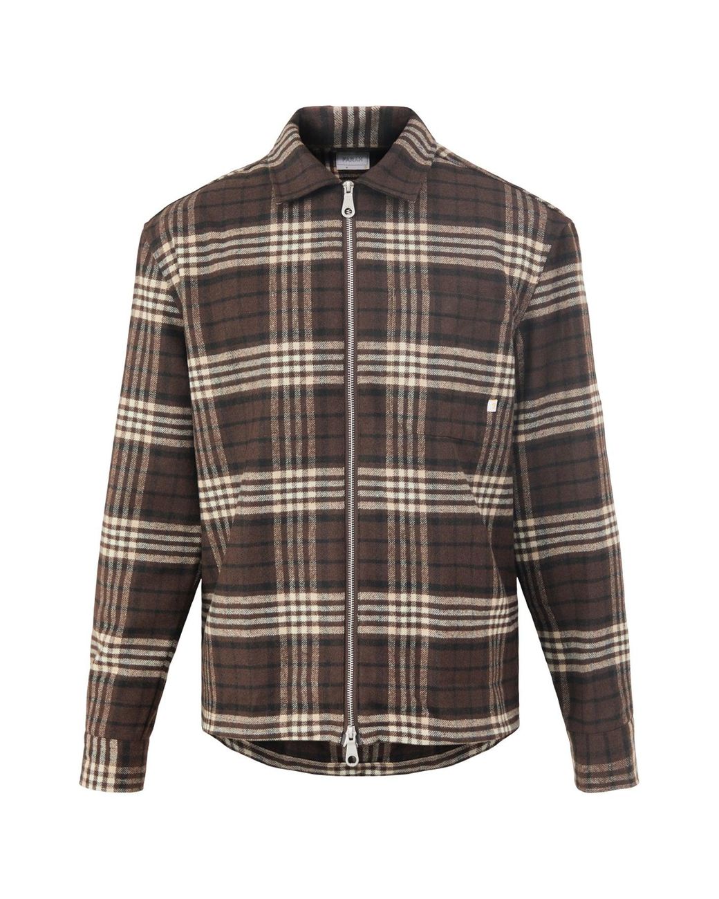 Farah Gray Asher Check Zip Jacket for men