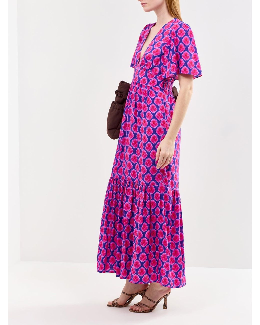 Aspiga Purple Sylvie Ecovero Maxi Dress