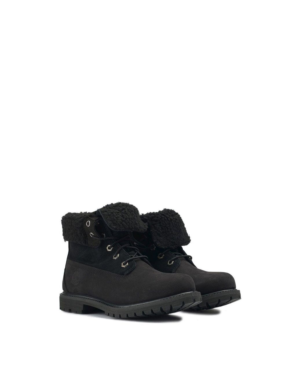 Timberland Black Authentic Mid Warm Waterproof Boots