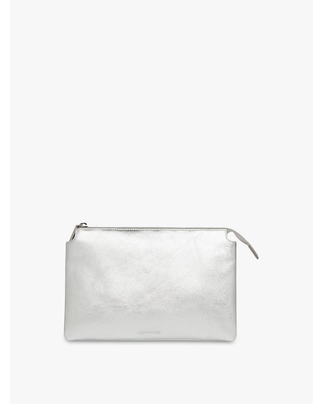 Whistles White Women's Elita Double Pouch Clutch