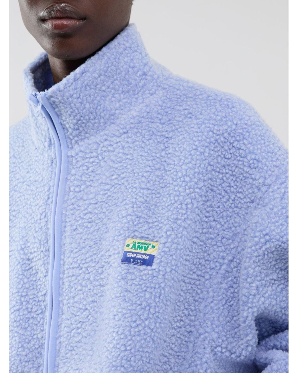 American Vintage Blue Hoktown Fleece Jacket