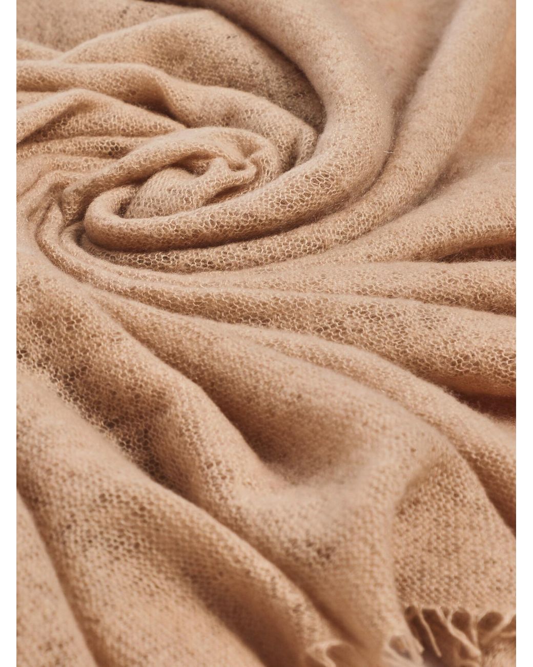 Mouleta Beige Cashmere Scarf