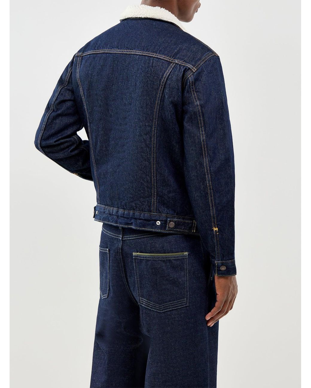 Levi's Blue Type 3 Sherpa Trucker Jacket for men