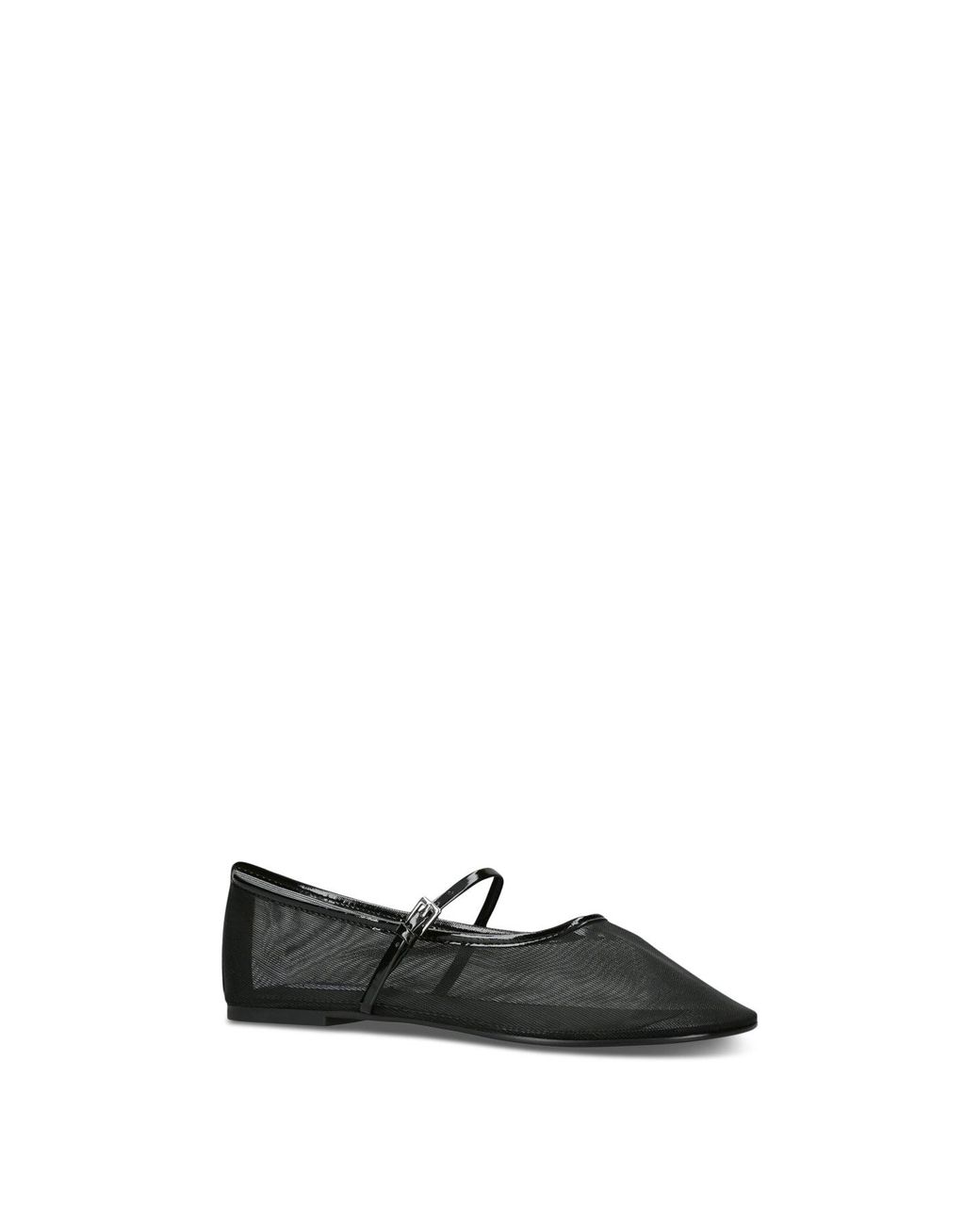 Steve Madden White Mash Ballet Flats