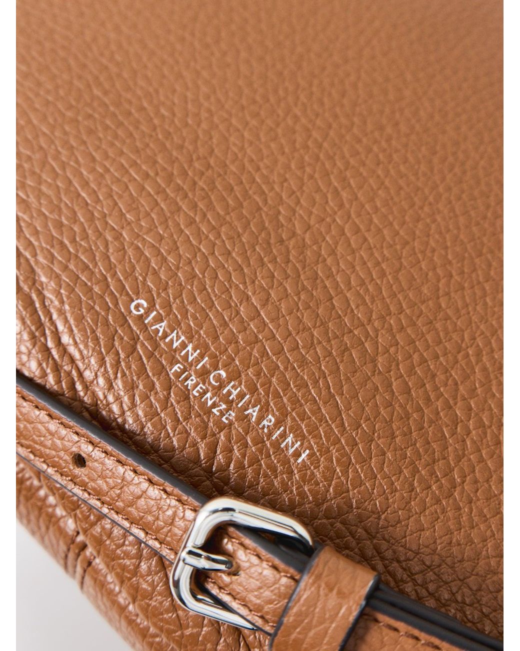 Gianni Chiarini Brown Cleo Medium Shoulder Bag Tan