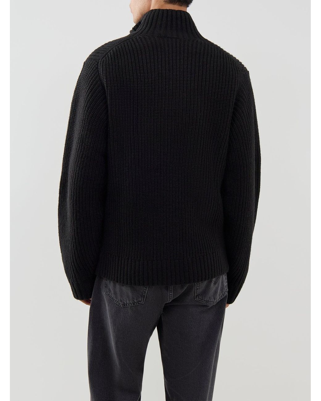 Carhartt Black Detroit Half-Zip Knitted Jumper for men