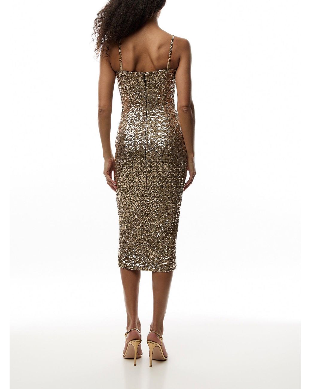 nina gold dress nadine merabi Nadine Merabi Nina Gold Dress L
