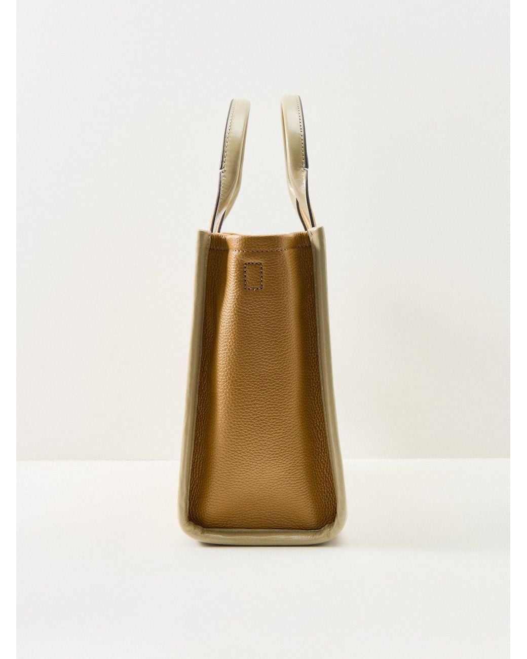 Marc Jacobs Blue Medium Suede Tote Bag Tan