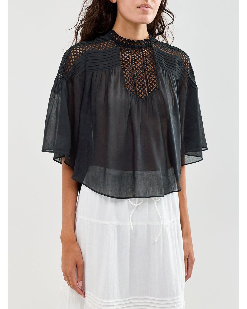 Isabel Marant Black Parina Blouse
