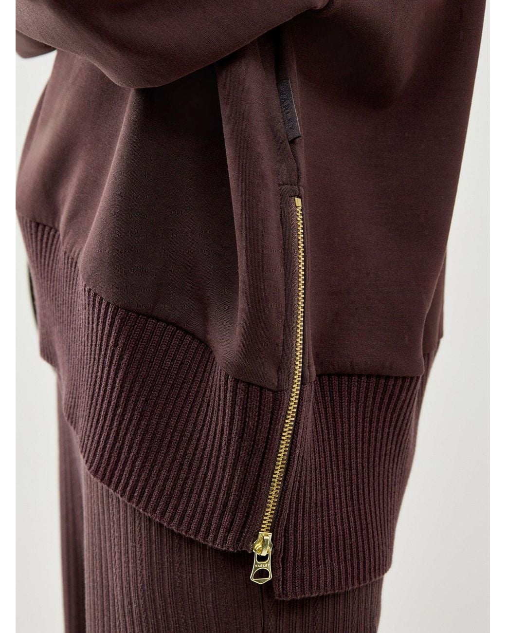 Varley Purple Barker High Neck Jumper