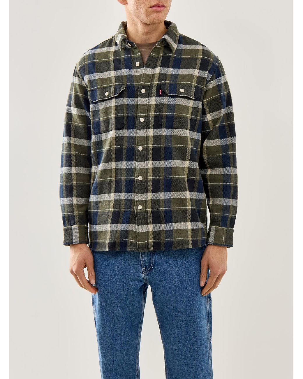 Levi's Green Jackson Worker Shirt for men