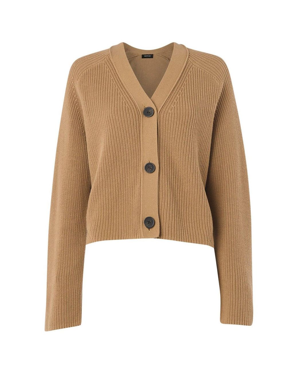 Whistles Natural Nala Cotton Cardigan