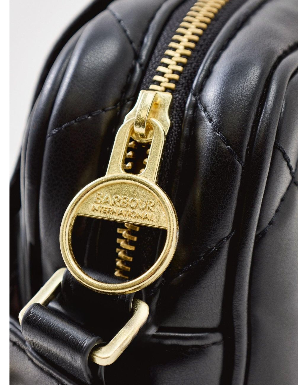Barbour Black Soft Quilt Sloan Crossbody Bag