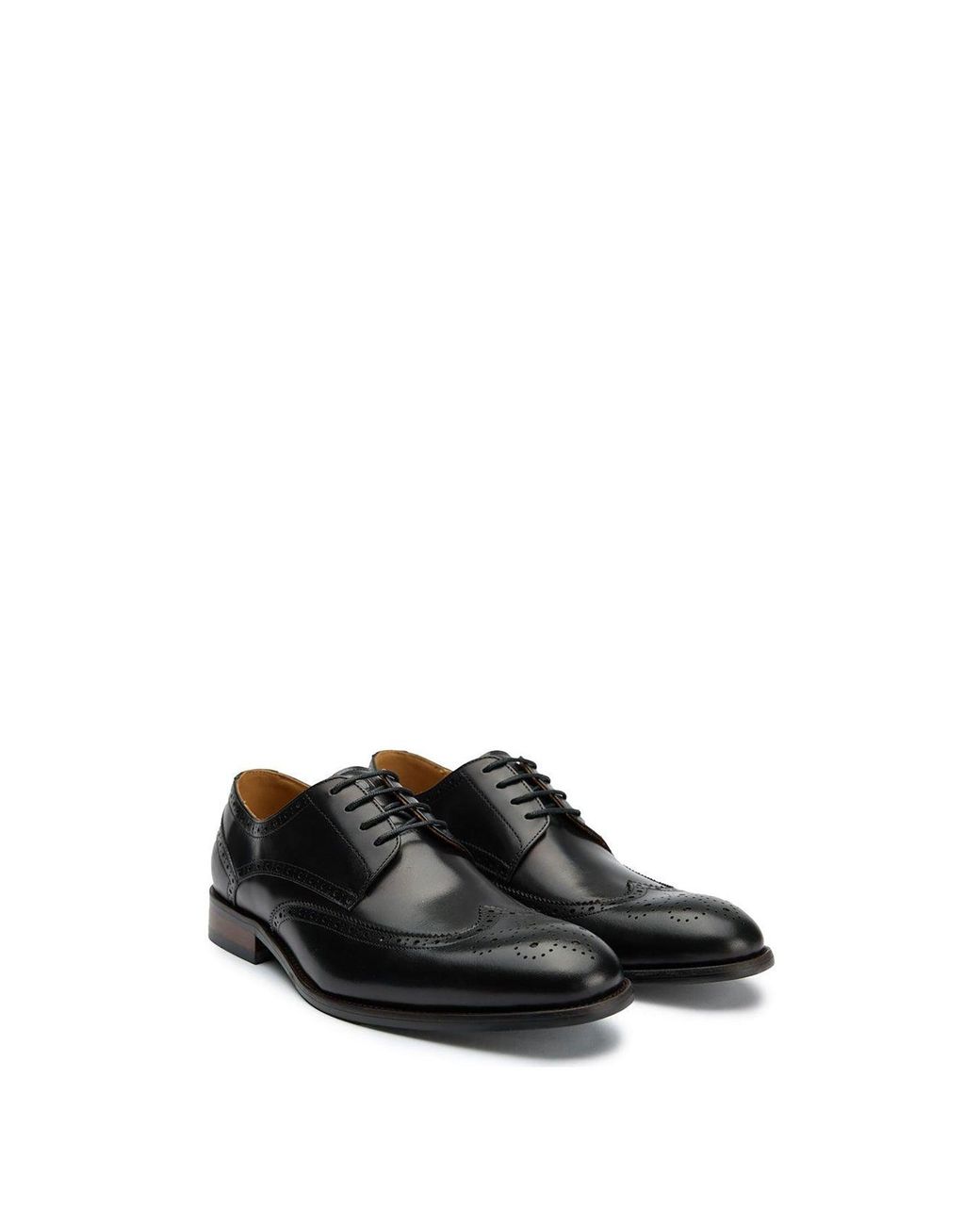 Sole Ldn White Hoggle Brogue Shoes for men