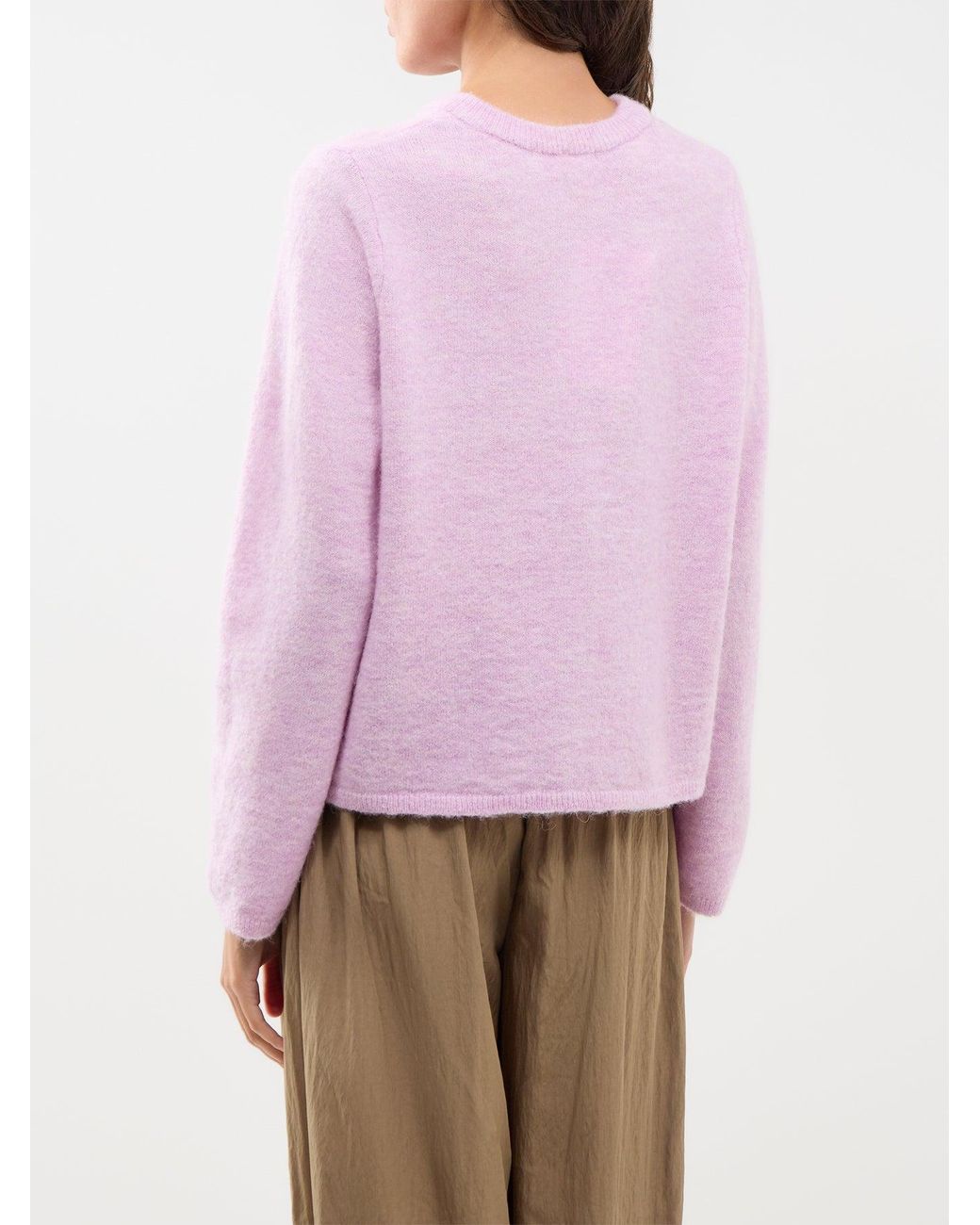 SELECTED Pink Lulu Knit Cardigan Lilac