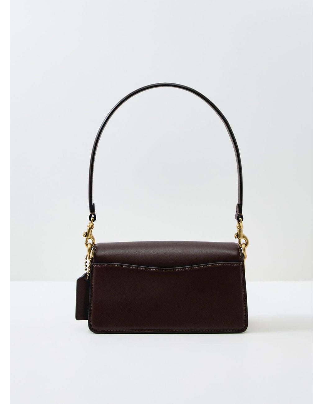 COACH White Signature Tabby Shoulder Bag 20