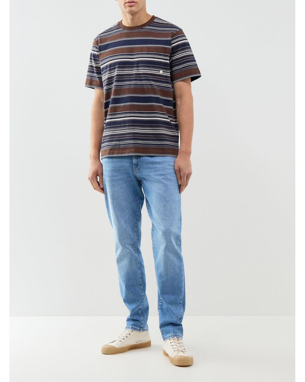 Only & Sons Blue Weft Regular Fit Straight Leg Jeans for men