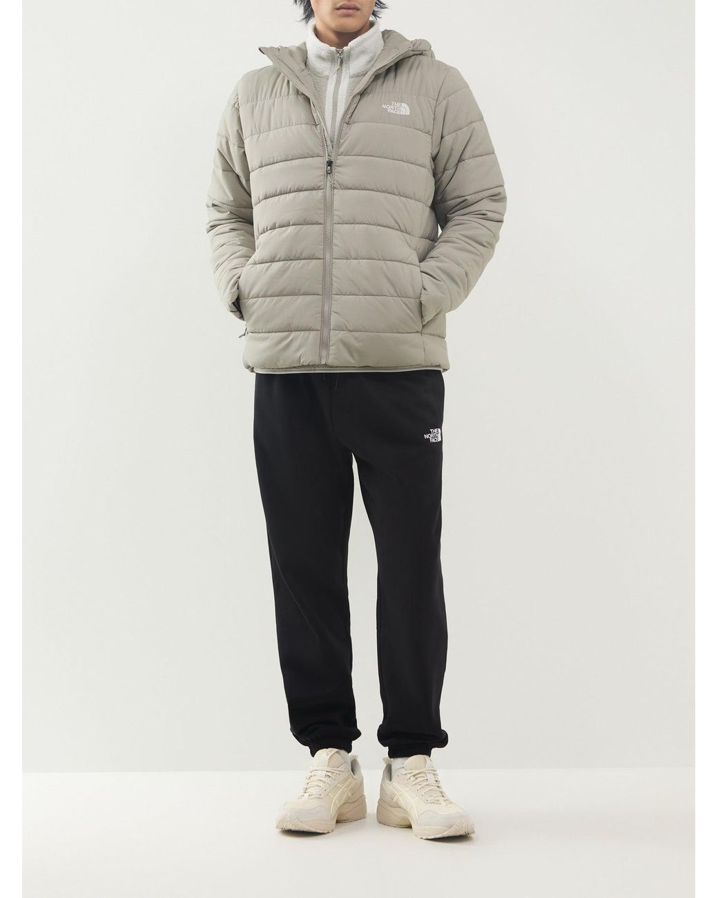 The North Face Gray Yumiori Quarter-Zip Fleece for men