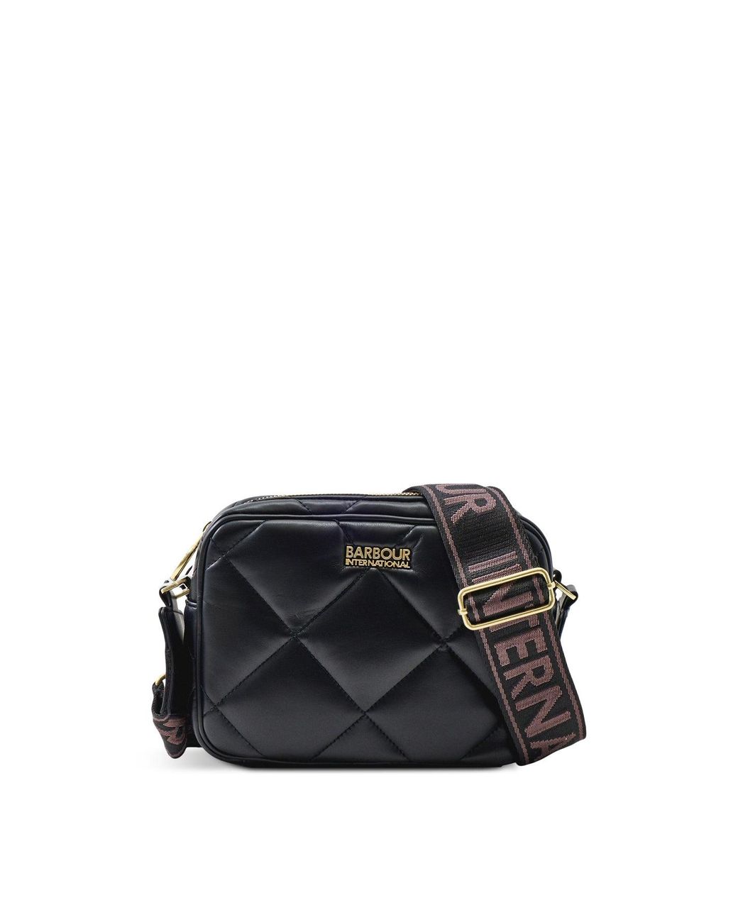 Barbour Black Soft Quilt Sloan Crossbody Bag