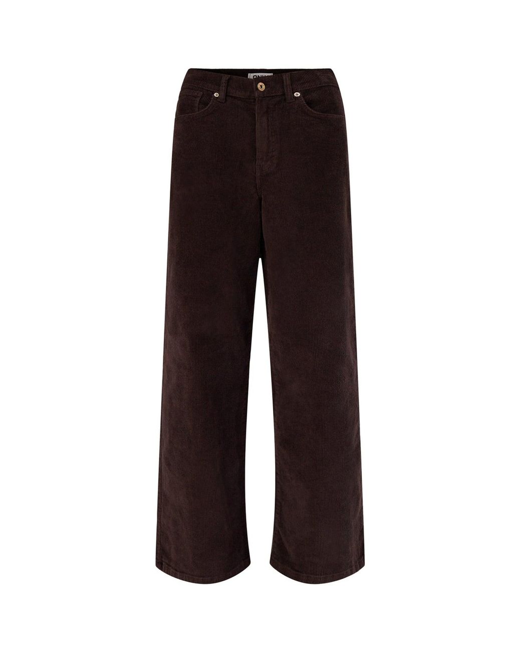 ONLY Multicolor Hope High-Waisted Wide Leg Corduroy Trousers