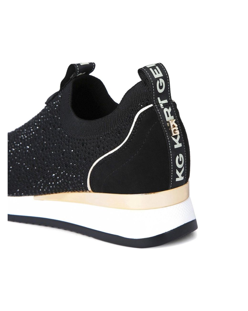 KG by Kurt Geiger White Lara2 Embellished Trainers