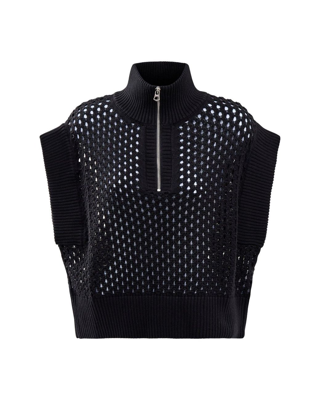 Varley Blue Gaines Half Zip Sweatshirt
