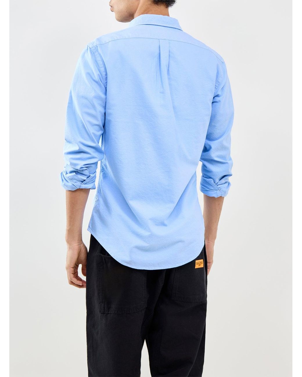 Polo Ralph Lauren Slim Fit Oxford Shirt in Blue for Men | Lyst UK