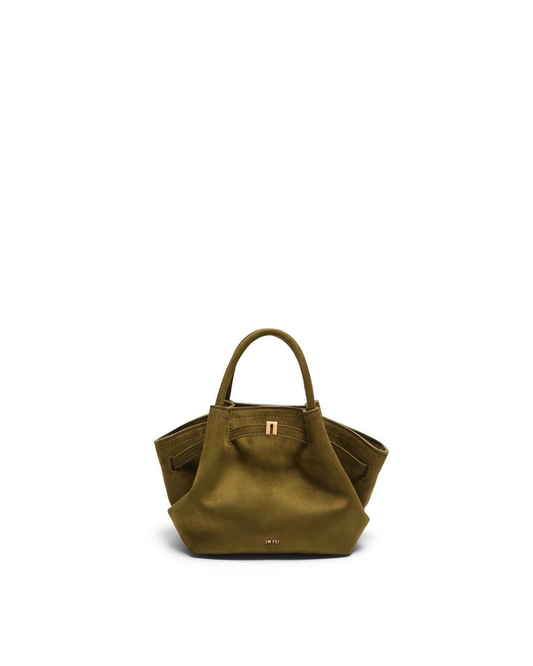 JW PEI Green Hana Mini Faux Suede Tote Bag