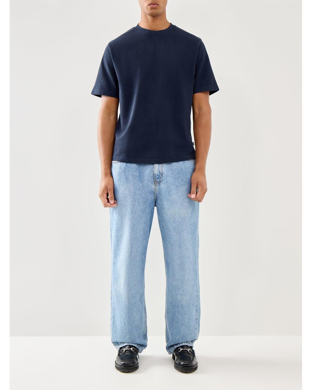 Wax London Blue Dean Short Sleeve Tee for men