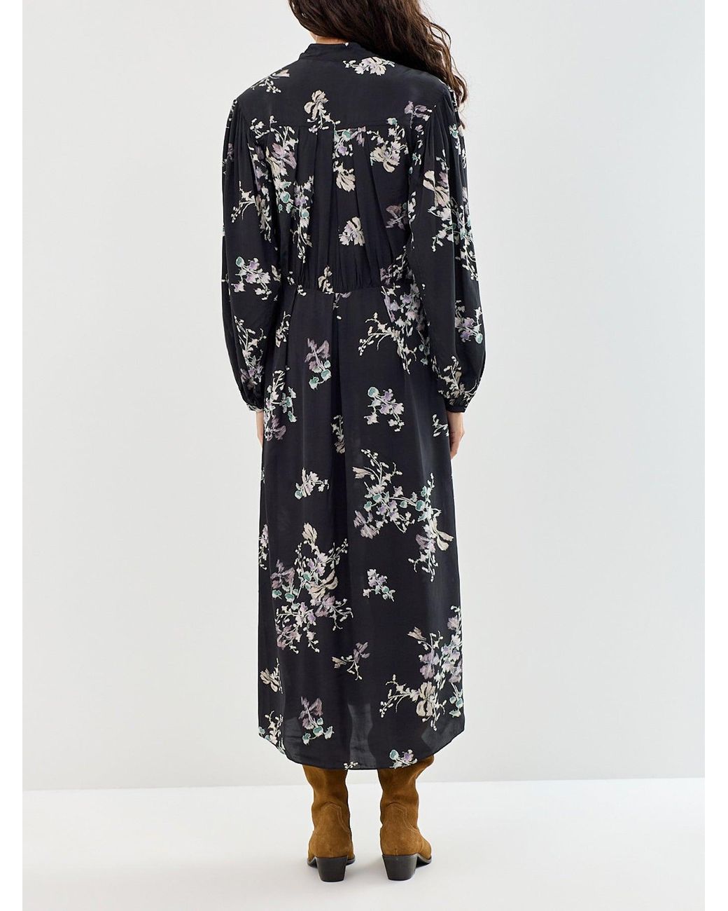 Isabel Marant Black Lynoa Maxi Dress