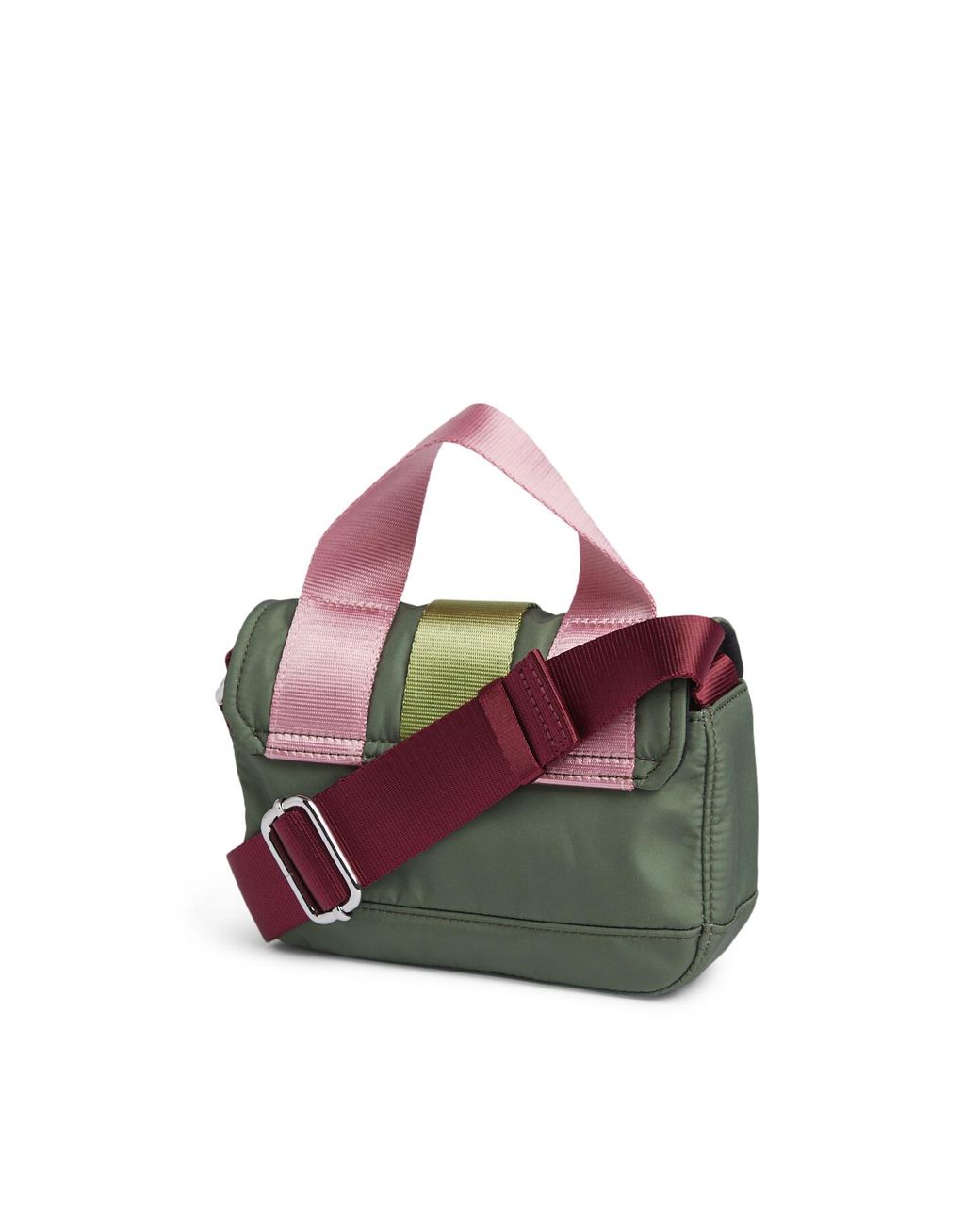 Ganni Women's Recycled Tech Mini Satchel in Green | Lyst UK
