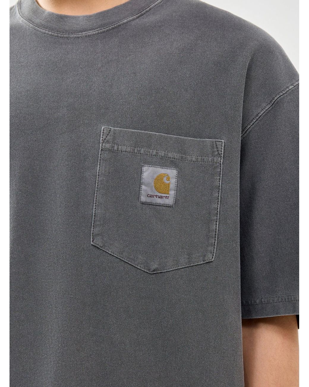 Carhartt Gray Loose Pocket T-Shirt for men