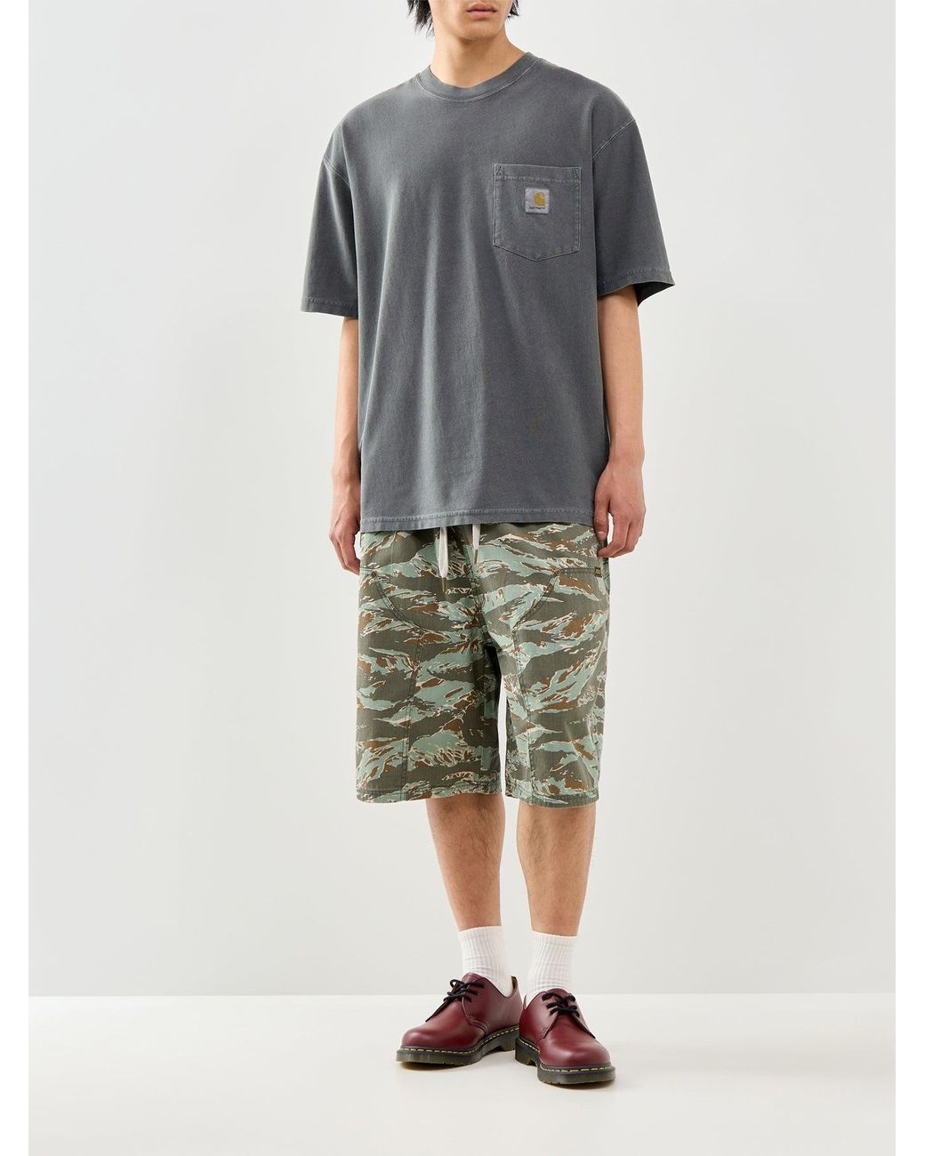 Carhartt Gray Loose Pocket T-Shirt for men