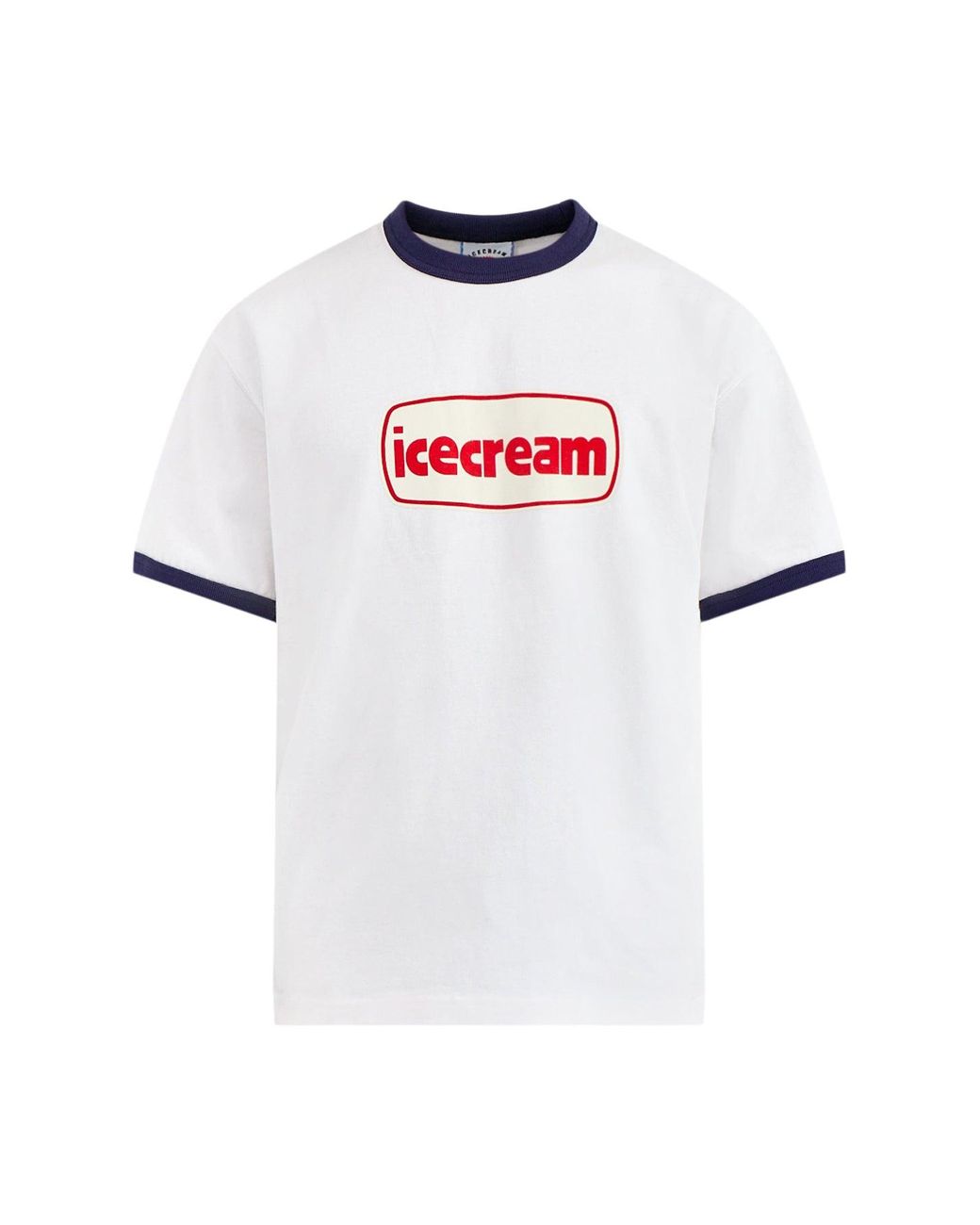 ICECREAM White Ice Cream Tub Ringer T-Shirt for men