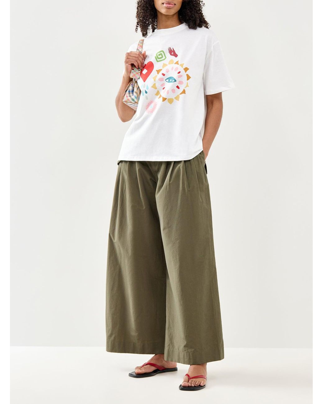 Never Fully Dressed White Morocco Charms Graphic T-Shirt