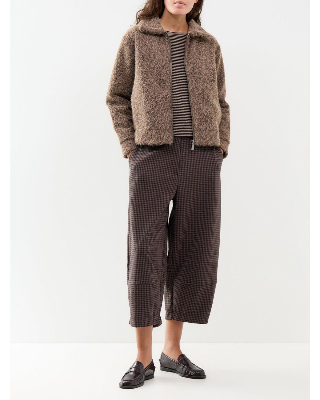 Soya Concept Brown Hira 2 Recycled Zip-Through Jacket