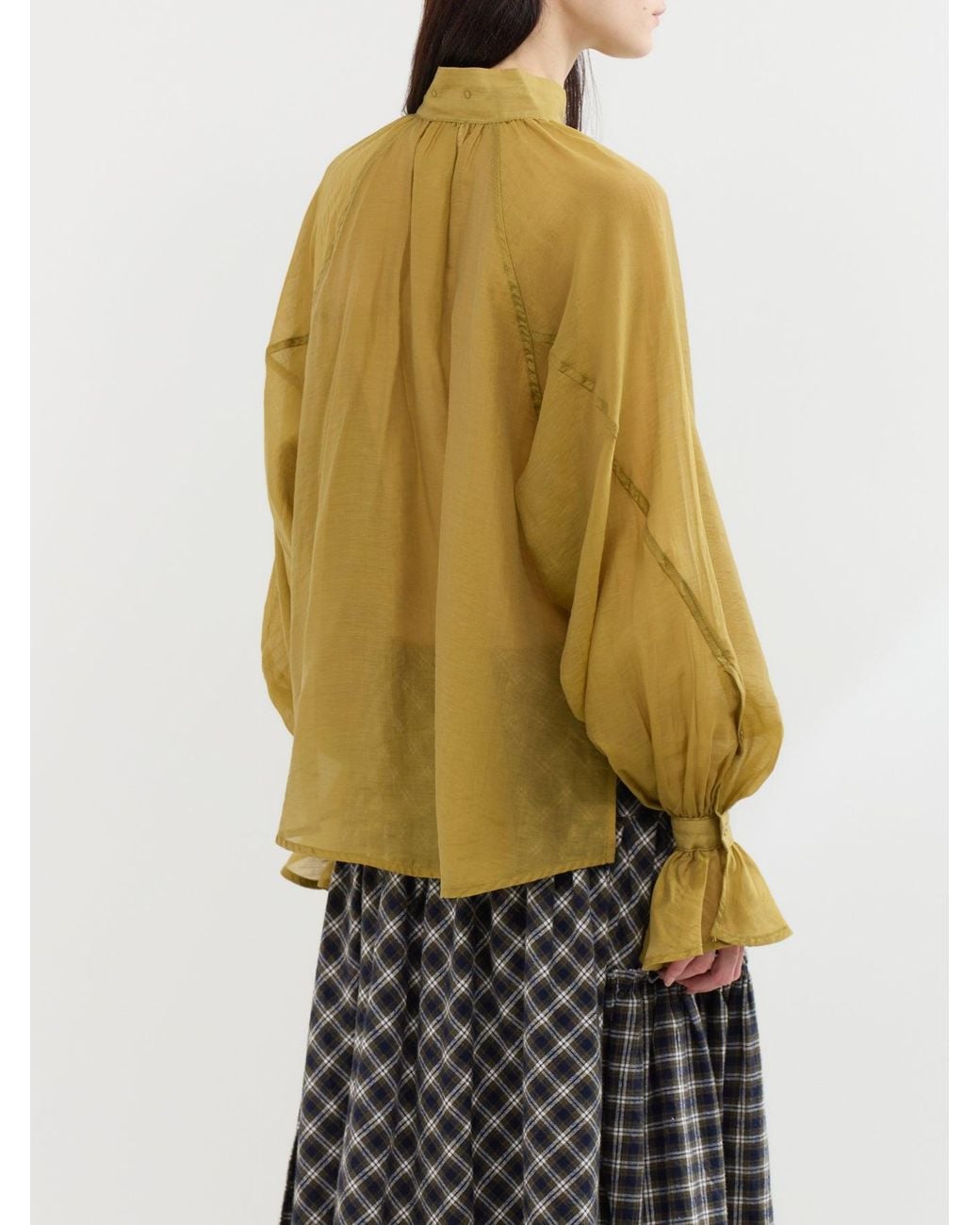 Day Birger et Mikkelsen Yellow Wayo Long-Sleeved Blouse