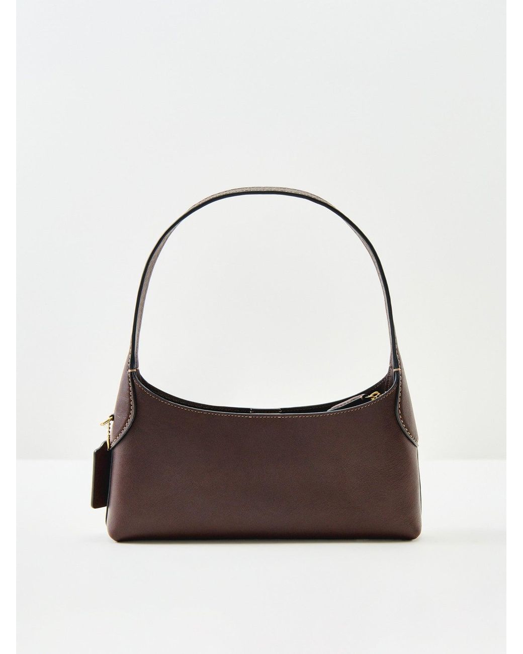 COACH Brown Natural Grain Brooklyn Shoulder Bag 26