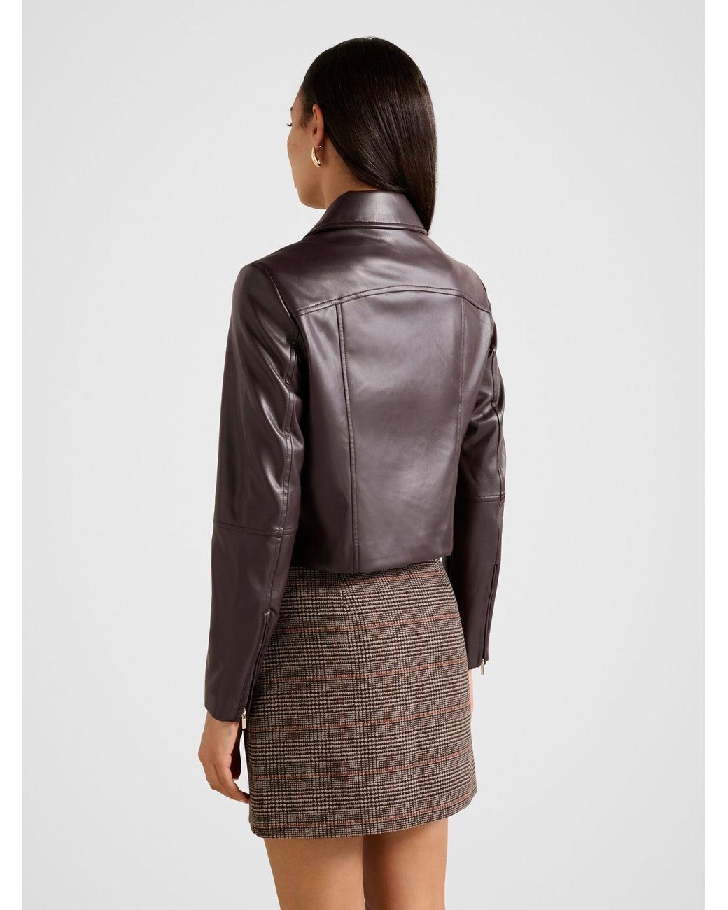 Forever New Brown Addison Vegan Jacket