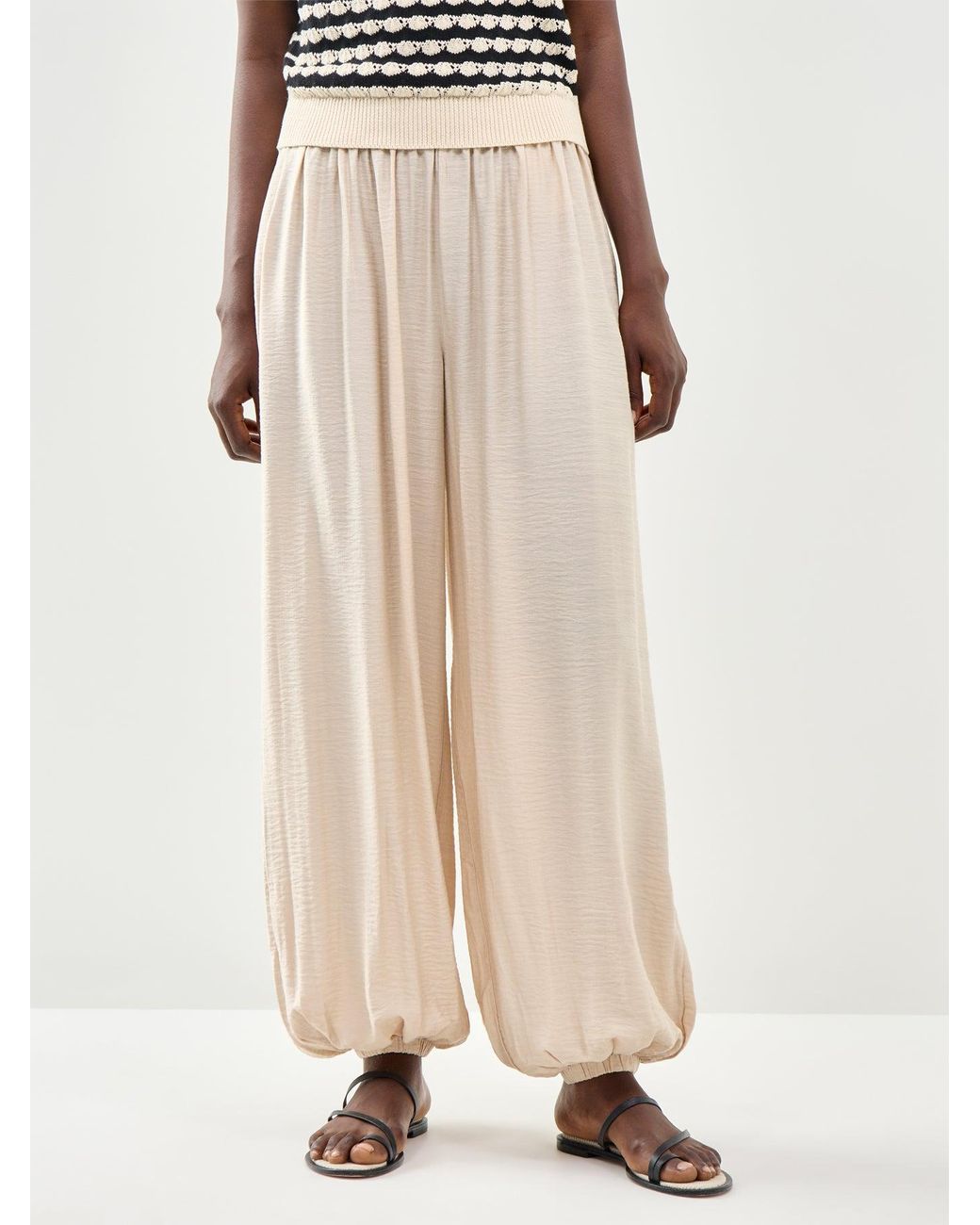 Vero Moda Natural Zoey Balloon Trousers