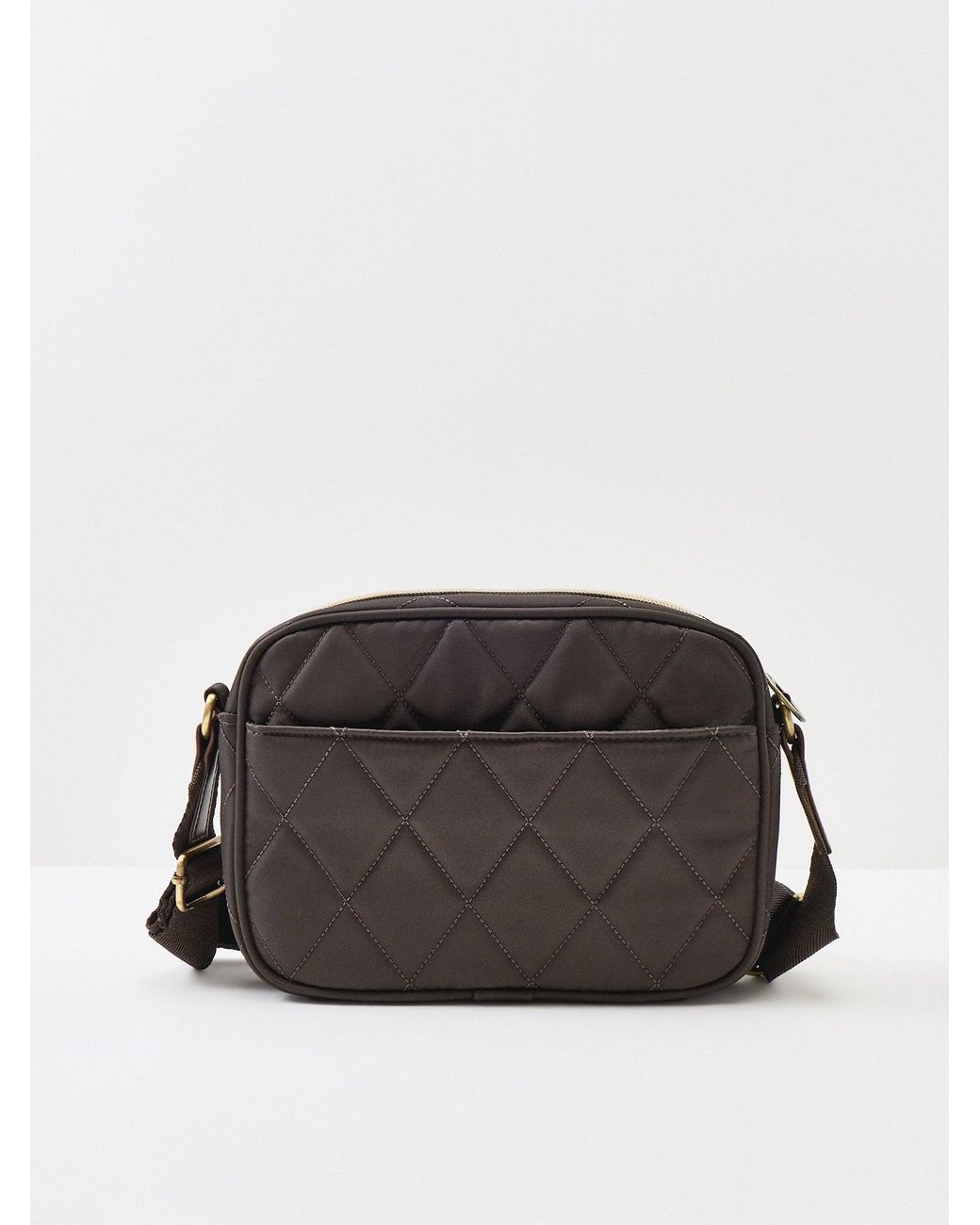 Barbour Black Quilted Crossbody Bag