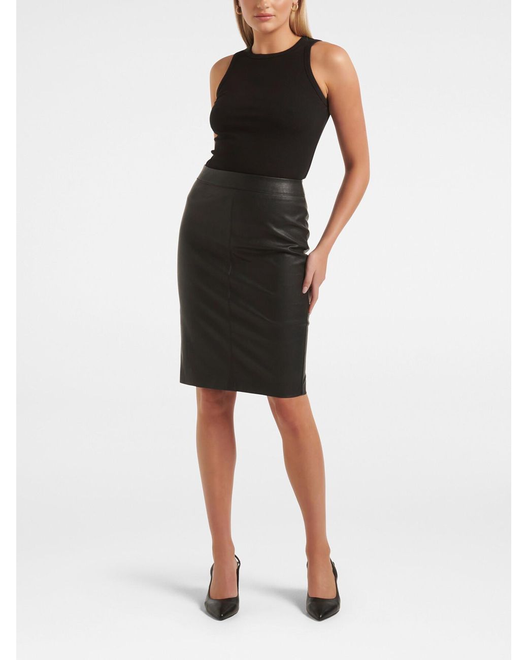 Women s Carla Vegan Leather Skirt