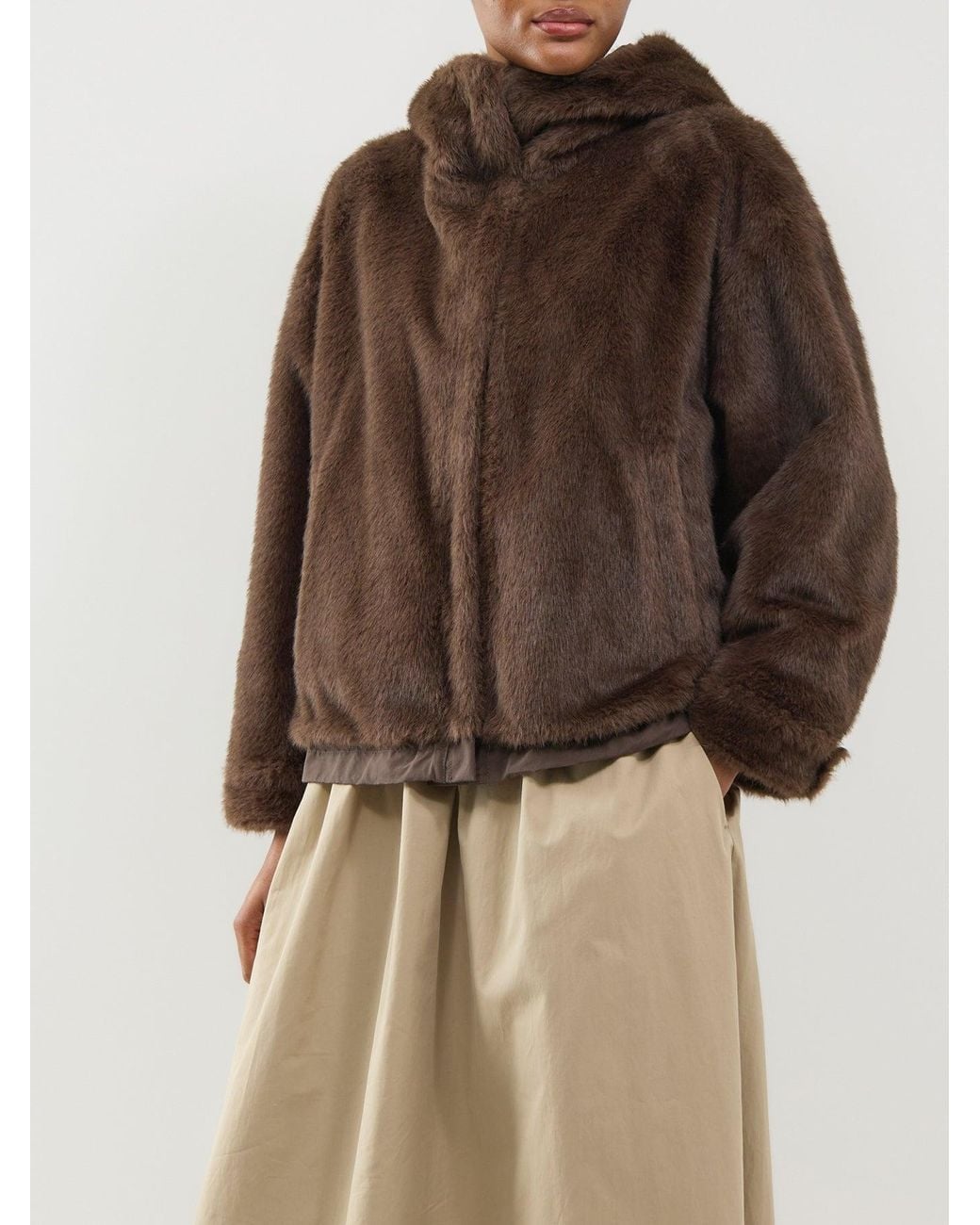 Weekend by Maxmara Brown Zanna Reversible Raincoat