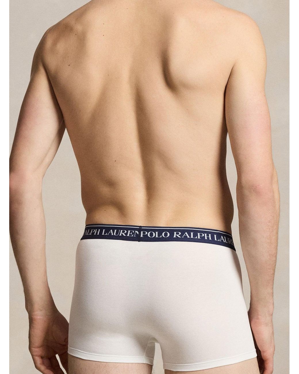 Polo Ralph Lauren Blue Classic Three Pack Trunks for men