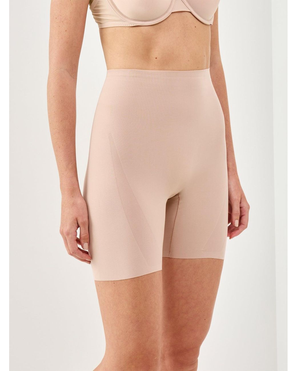Calvin Klein White Stay Put Mesh Sculp Firm Slimmer Short