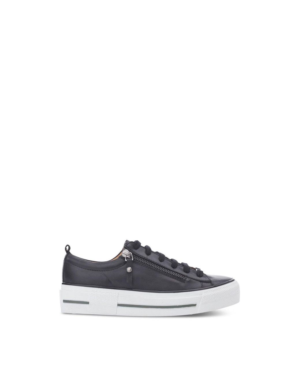 Moda In Pelle White Women's Filician Leather Trainers