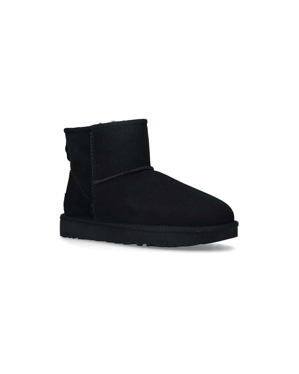 Ugg Black Classic Mini Ii Suede Ankle Boots