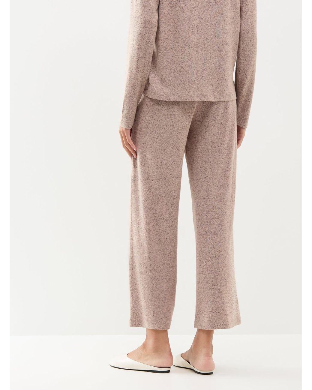 Soya Concept Natural Biara 74 Blend Wide-Leg Trousers