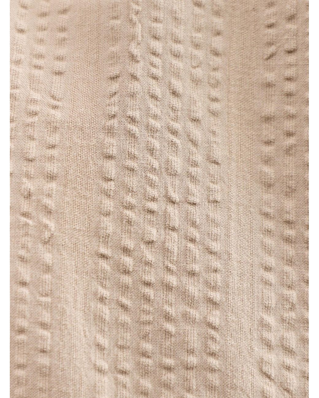 Only & Sons Natural Seersucker Jogger Shorts for men