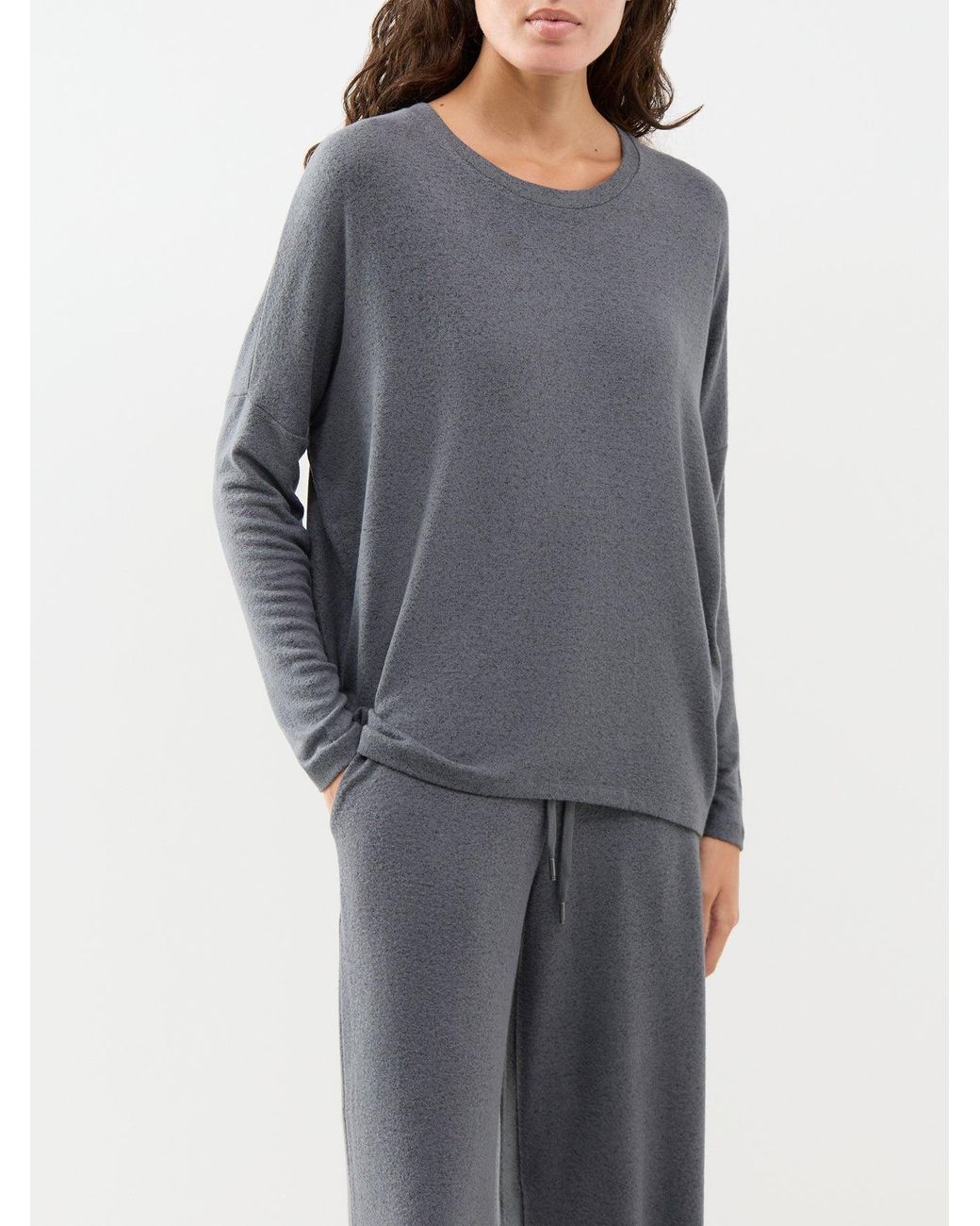 Soya Concept Gray Biara 1 Long-Sleeved Blend Knitted Jumper